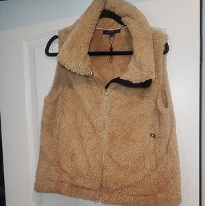 Tommy Hilfiger Beige Fleece Vest